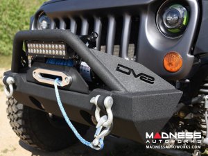 Jeep Wrangler JL Stubby Front Bumper - Mid Width - Steel - FS-15